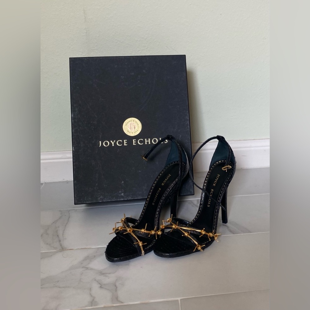 *Rare*Python Joyce Echols Thorn Stiletto Heels - image 3